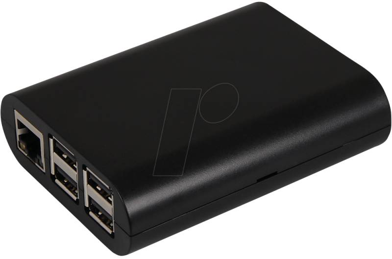 RPI CASE BLK - Gehäuse für Raspberry Pi 3, schwarz von JOY-IT