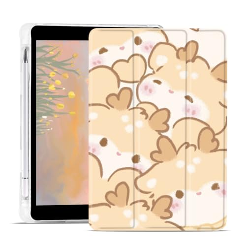 JOYLAND Cute Deer Pad Case for iPad 9th/7th/8th Generation 10.2 Inch with Pencil Holder, Clear TPU Foldable iPad 2021/2020/2019 Smart Stand Back Cover, Auto Wake/Sleep Shockproof Protective Case JOYLAND Cute Deer Pad Case for iPad 9th/7th/8th Generation 10.2 Inch with Pencil Holder, Clear TPU Foldable iPad 2021/2020/2019 Smart Stand Back Cover, Auto Wake/Sleep Shockproof Protective Case von JOYLAND