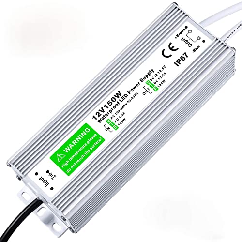 JOYNANO 150W Wasserdichtes Netzteil 12V 12.5A AC-DC-Wandler IP67 für CCTV Überwachung LED Display Außenleuchte und mehr JOYNANO 150W Wasserdichtes Netzteil 12V 12.5A AC-DC-Wandler IP67 für CCTV Überwachung LED Display Außenleuchte und mehr von JOYNANO