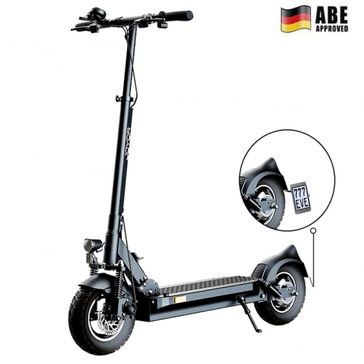 E-Scooter Mit Straßenzulassung (ABE) JOYOR Y8-S, 500W 48V 26Ah(1248Wh) 75KM 20km/h, Vorder- & Hinterradaufhängung,10" Reifen von JOYOR