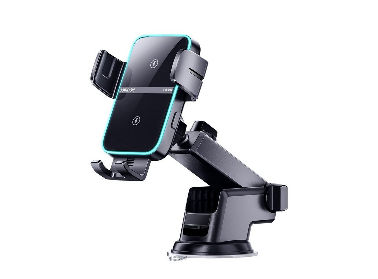 JOYROOM Handy-Halterung 15W Dual Coil Wireless Charger KFZ-Ladegerät Armaturenbrett schwarz JOYROOM Handy-Halterung 15W Dual Coil Wireless Charger KFZ-Ladegerät Armaturenbrett schwarz von JOYROOM