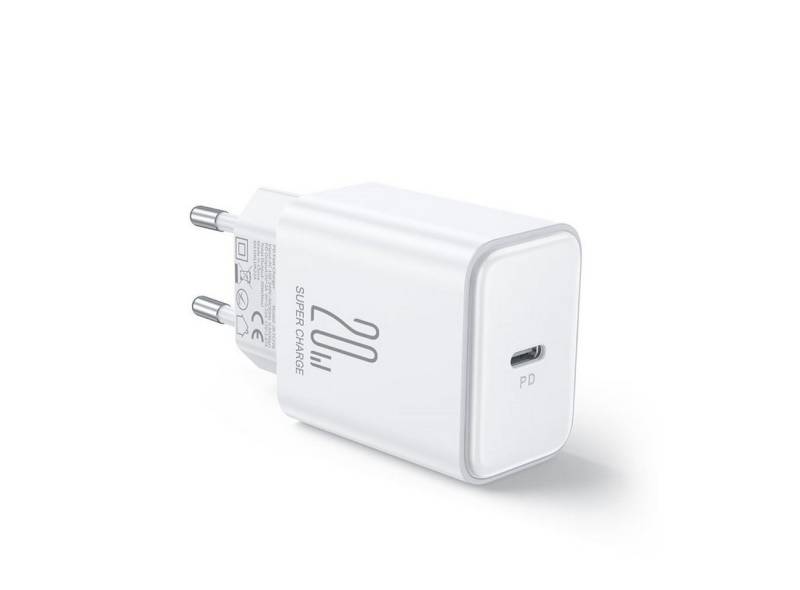 JOYROOM 20-W-USB-C-PD-Ladegerät mit USB-C-Kabel – iPhone-Kabel Schnelllade-Gerät (2-tlg) von JOYROOM