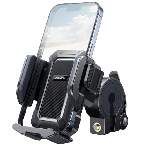 JOYROOM 2024 Handyhalterung Fahrrad 【Ultra-Stable】【Camera Friendly】 Handyhalter Motorrad Handy Halterung Lenker für iPhone 15 14 13 12 Pro Max Plus, Samsung S24 S23, Smartphone 4.7''-7'' von JOYROOM