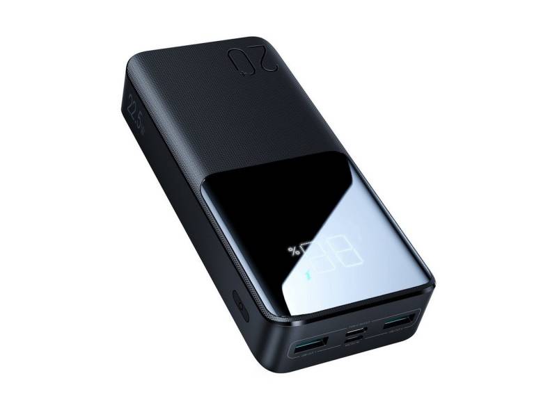 JOYROOM 22.5W PD QC3.0 AFC Externer Akku Schnell-Ladegerät schwarz Powerbank 20000 mAh von JOYROOM