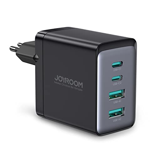 JOYROOM 67W USB C Ladegerät mit 4 Ports USB C Netzteil GaN Ultra PD Ladegerät Mehrfach für Schnelles Laden von MacBook Air/Pro, iPad Pro/Air, Dell XPS 13, iPhone 15/14, Galaxy S23 Ultra/S22, Pixel 7 von JOYROOM