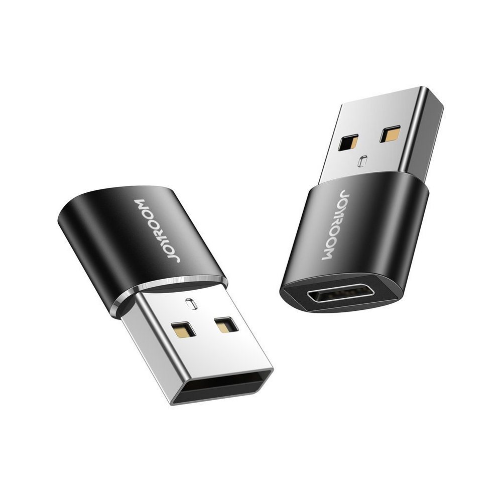 JOYROOM Adapter USB Typ C (weiblich) auf USB (männlich) Adapter Schwarz USB-Adapter von JOYROOM