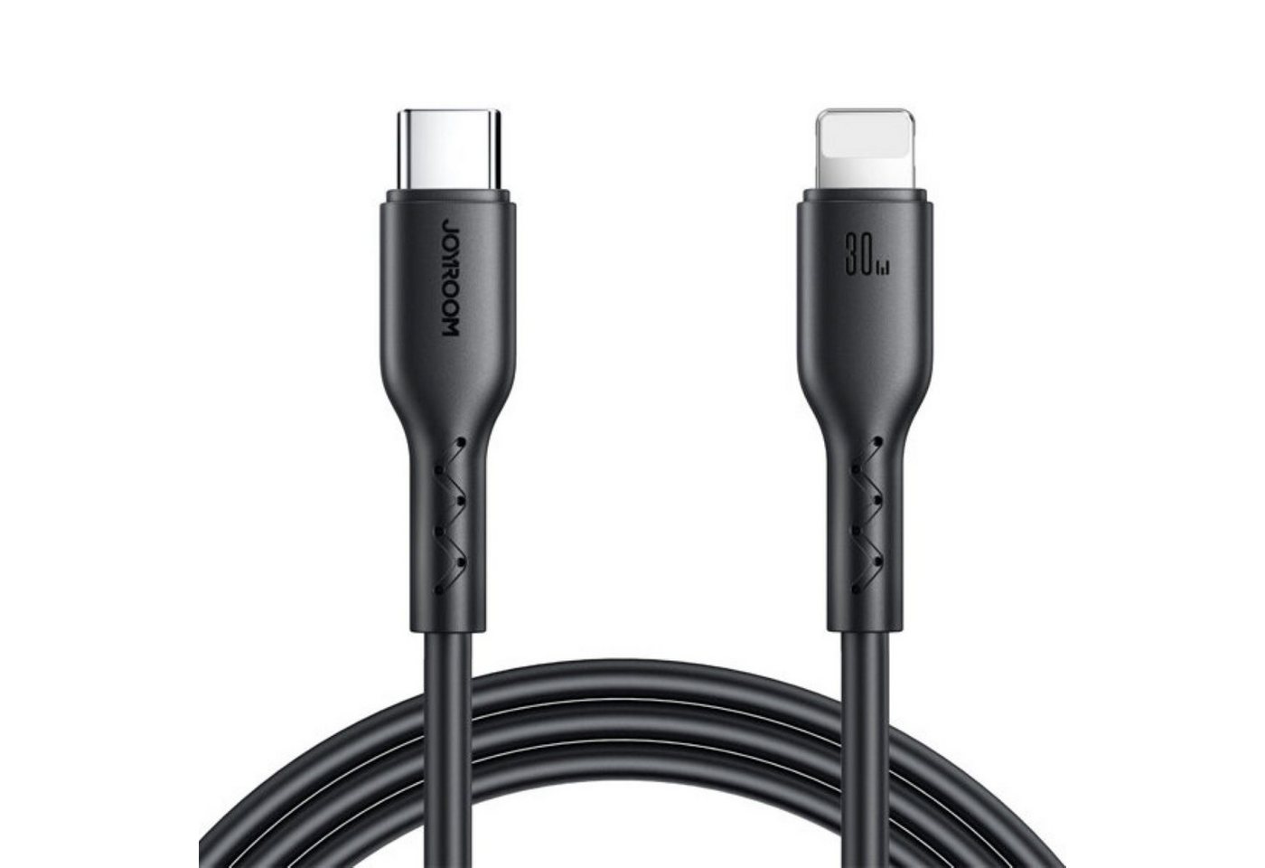 JOYROOM Flash-Charge Series SA26-CL3 USB-C/ Iphone -Kabel 30 W 2 m – schwarz Smartphone-Kabel von JOYROOM