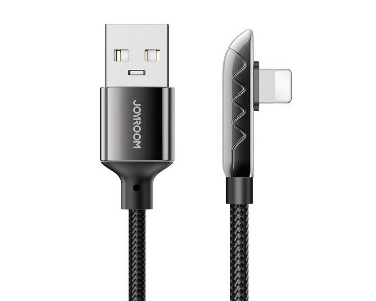JOYROOM Gaming USB-Kabel – Lightning /Daten 2,4 A 1,2 m Schwarz USB-Kabel, USB, Lightning, USB - Lightning (120 cm), Ein Zubehör für alle Geräte mit Lightning Anschluss. von JOYROOM