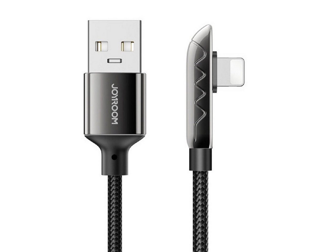JOYROOM Gaming USB-Kabel – Lightning /Daten 2,4 A 1,2 m Schwarz (S-1230K3) USB-Kabel, USB, Lightning, USB - Lightning (120 cm), Ein Zubehör für alle Geräte mit Lightning Anschluss. von JOYROOM