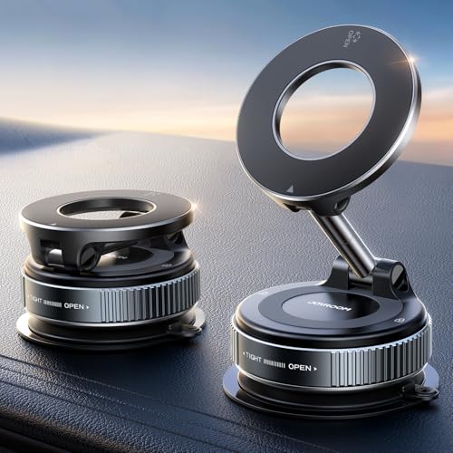 JOYROOM Vakuum Handyhalterung Auto Magnet Faltbar, Saugnapf Handy Halterung Auto Magsafe mit 360° Verstellbarer Metallarm, Magnetische Handyhalterung Auto für iPhone 16 15 14 13 12 & MagSafe Hülle JOYROOM Vakuum Handyhalterung Auto Magnet Faltbar, Saugnapf Handy Halterung Auto Magsafe mit 360° Verstellbarer Metallarm, Magnetische Handyhalterung Auto für iPhone 16 15 14 13 12 & MagSafe Hülle von JOYROOM