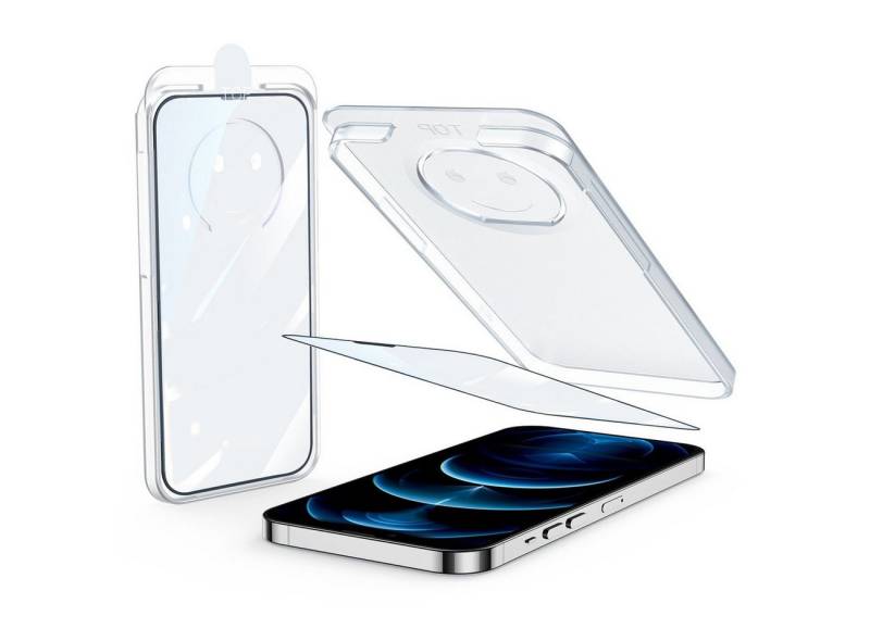 JOYROOM Handyhülle Schutzglas gehärtetes Glas mit Befestigungskit für iPhone 13 Pro Max 6 von JOYROOM