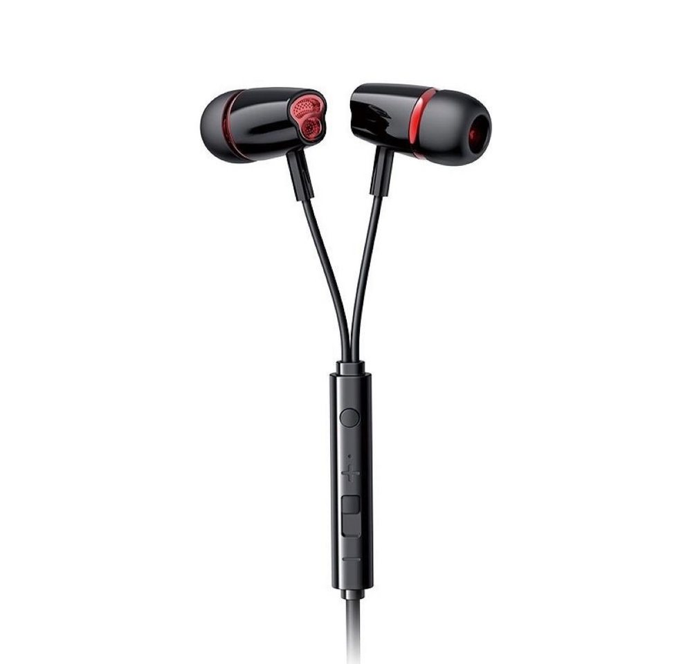 JOYROOM In-Ear-Kopfhörer 3,5 mm Miniklinke mit Fernbedienung und Mikrofon In-Ear-Kopfhörer JOYROOM In-Ear-Kopfhörer 3,5 mm Miniklinke mit Fernbedienung und Mikrofon In-Ear-Kopfhörer von JOYROOM