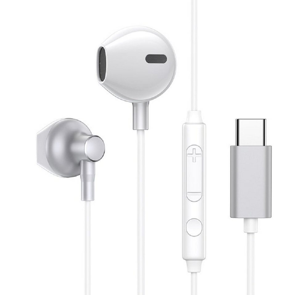 JOYROOM In-Ear USB Typ-C Ohrhörer mit Fernbedienung USB-C Anschluss Kopfhörer In-Ear-Kopfhörer JOYROOM In-Ear USB Typ-C Ohrhörer mit Fernbedienung USB-C Anschluss Kopfhörer In-Ear-Kopfhörer von JOYROOM