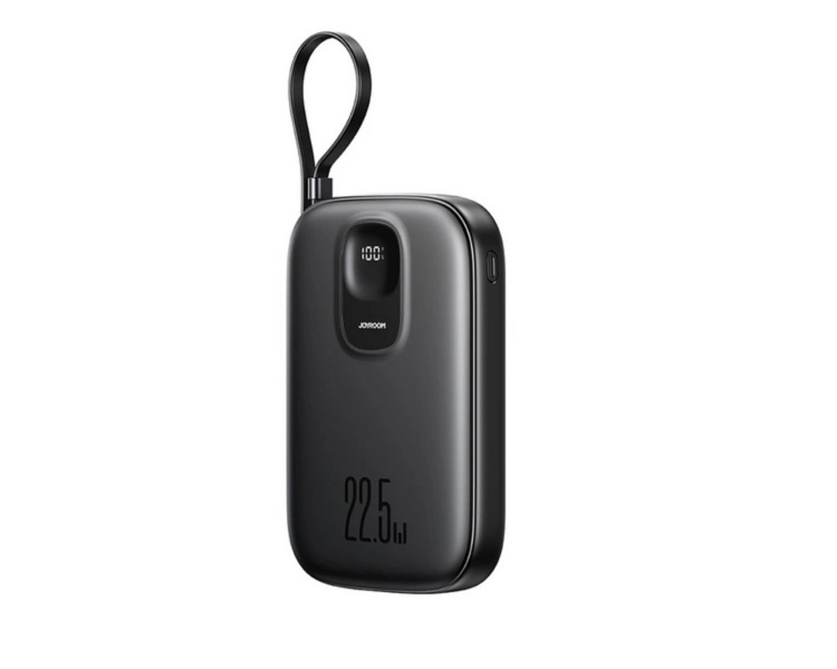 JOYROOM JR-PBF18 22,5W 10000 mAh Powerbank mit Iphone-Kabel & USB-C-Kabel Powerbank 10000 mAh (5, 9, 12 V), Schnellladung, integriertes Iphone-Kabel, Sicherheitsfunktionen von JOYROOM