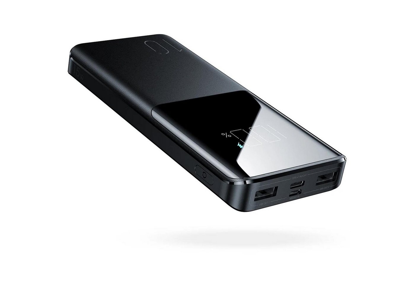 JOYROOM JR-T013 Powerbank mit Schnelladung 10000 mAh (5 V), PD 3.0 QC 3.0 Huawei FCP Samsung AFC SCP u. PE Quick Charge Protokolle von JOYROOM