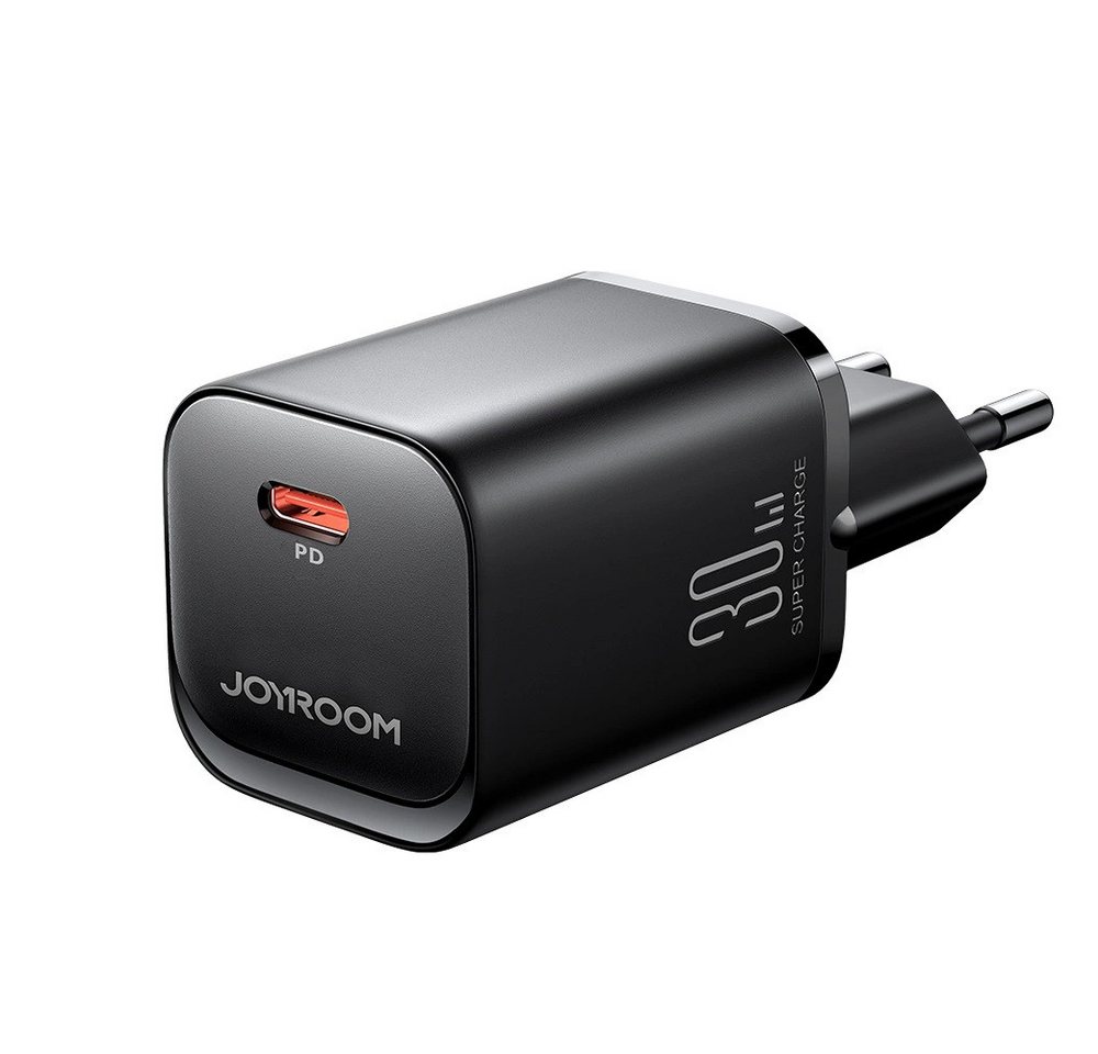 JOYROOM JR-TCF07EU Speed Series 30W USBC PD/QC/AFC/FCP Wandladegerät Schwarz Smartphone-Ladegerät JOYROOM JR-TCF07EU Speed Series 30W USBC PD/QC/AFC/FCP Wandladegerät Schwarz Smartphone-Ladegerät von JOYROOM