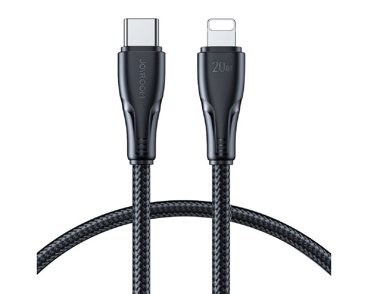 JOYROOM Joyroom Datenkabel USB Type-C kompatibel mit iPhone 0,25 20W Schwarz Smartphone-Kabel von JOYROOM