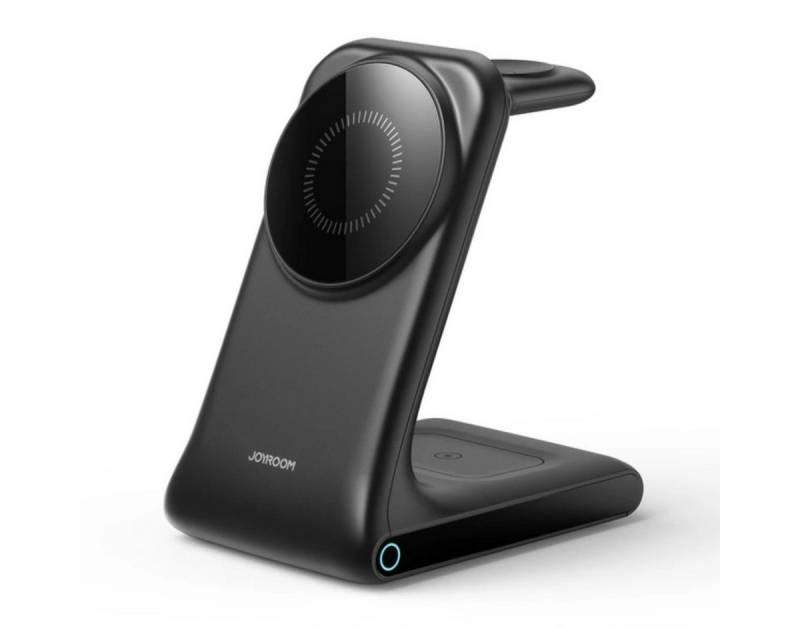 JOYROOM Joyroom JR-W15 Wireless Charger 3-in-1 Ladestation mit MagSafe Schwarz Wireless Charger von JOYROOM