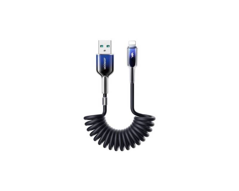 JOYROOM Joyroom Schnell-Ladekabel 60W USB-A Lightning 1.5m schwarz Smartphone-Kabel von JOYROOM