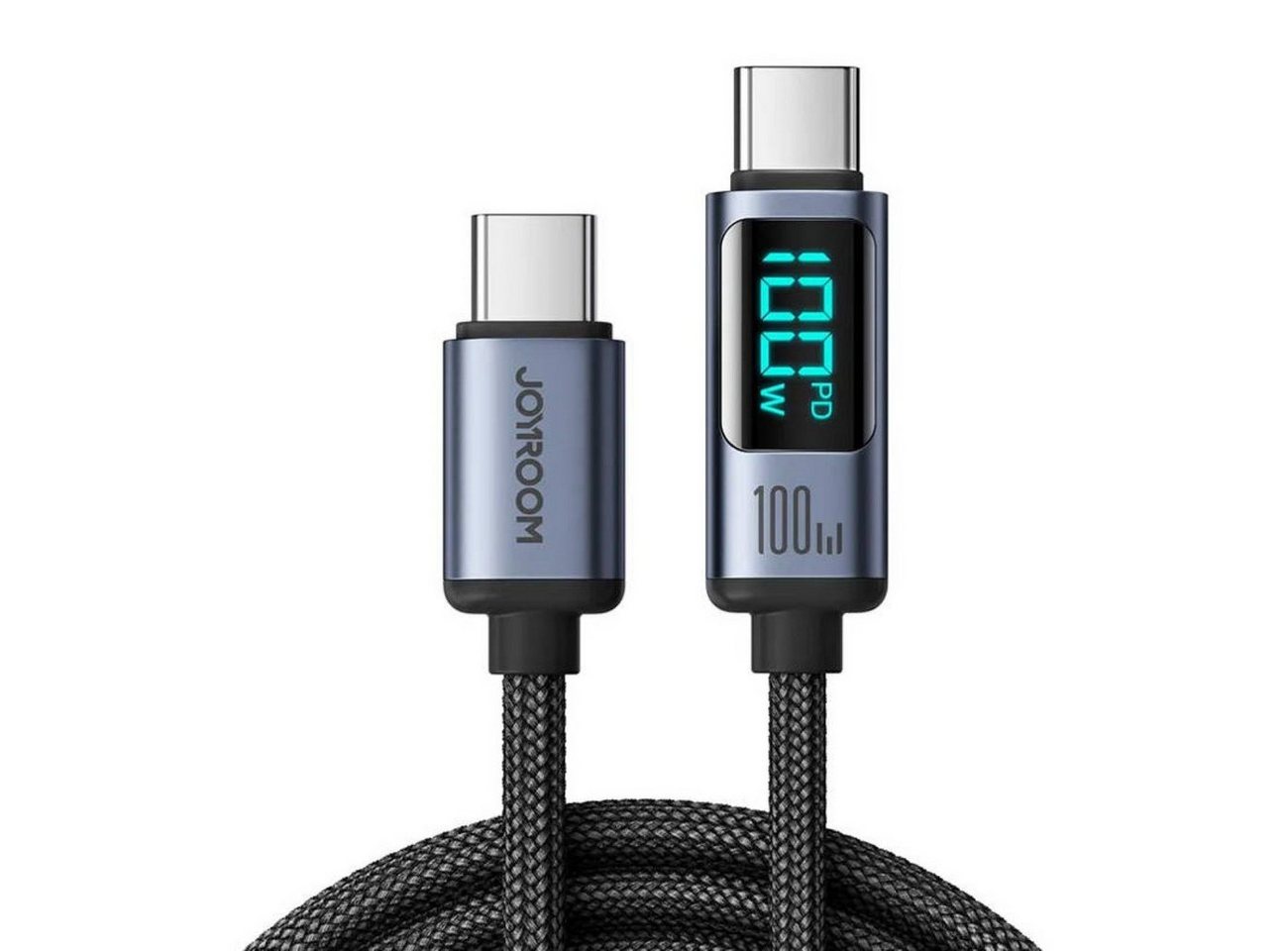 JOYROOM Kabel Typ-C 100W 1,2m S-CC100A16 (schwarz) Smartphone-Kabel, (1.2 cm) von JOYROOM