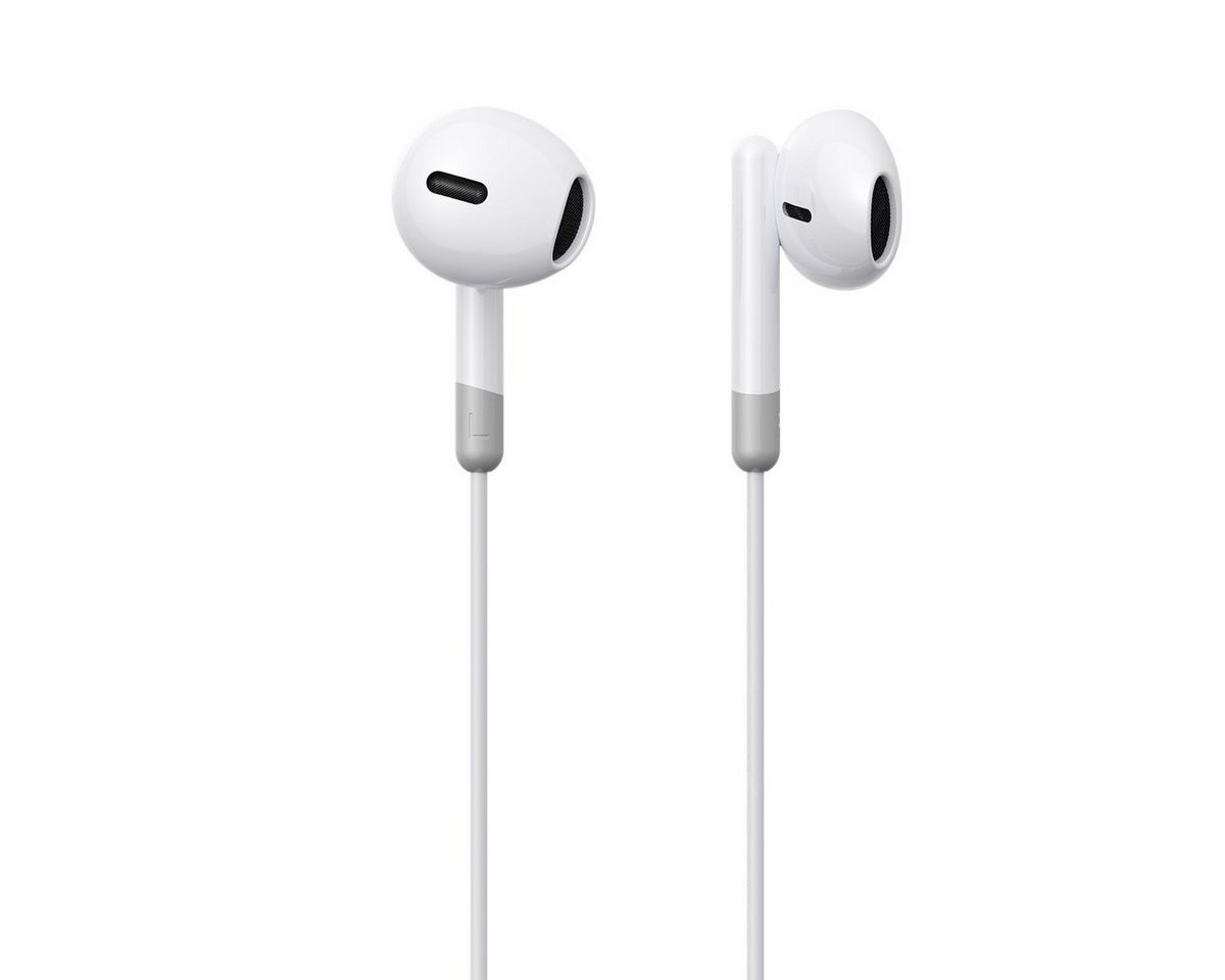JOYROOM Kabelgebundene In-Ear-Kopfhörer mit Miniklinke und Fernbedienung Weiß Kopfhörer von JOYROOM
