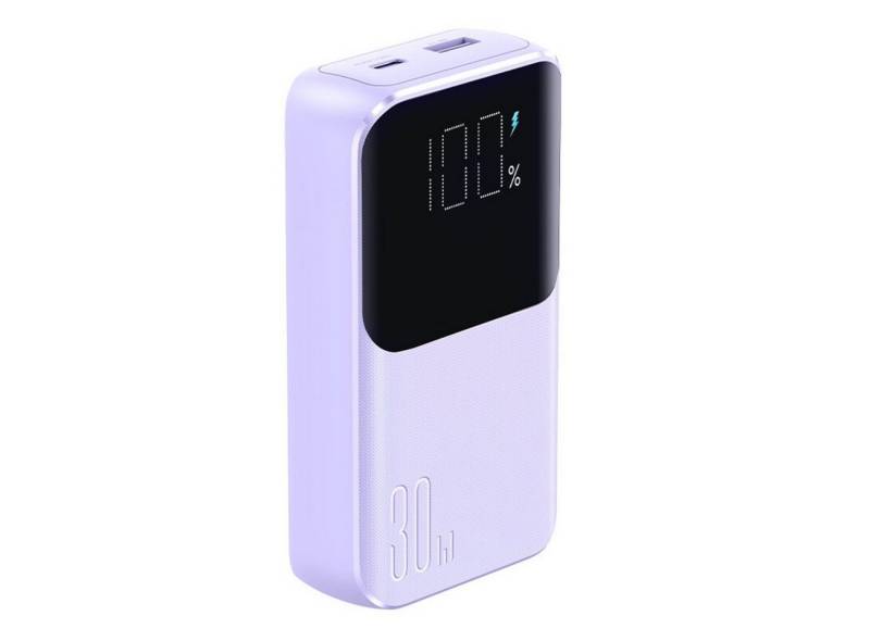 JOYROOM Mini-Powerbank mit integrierten Kabeln 20000 mAh 30 W – Lila Powerbank (1 St) von JOYROOM