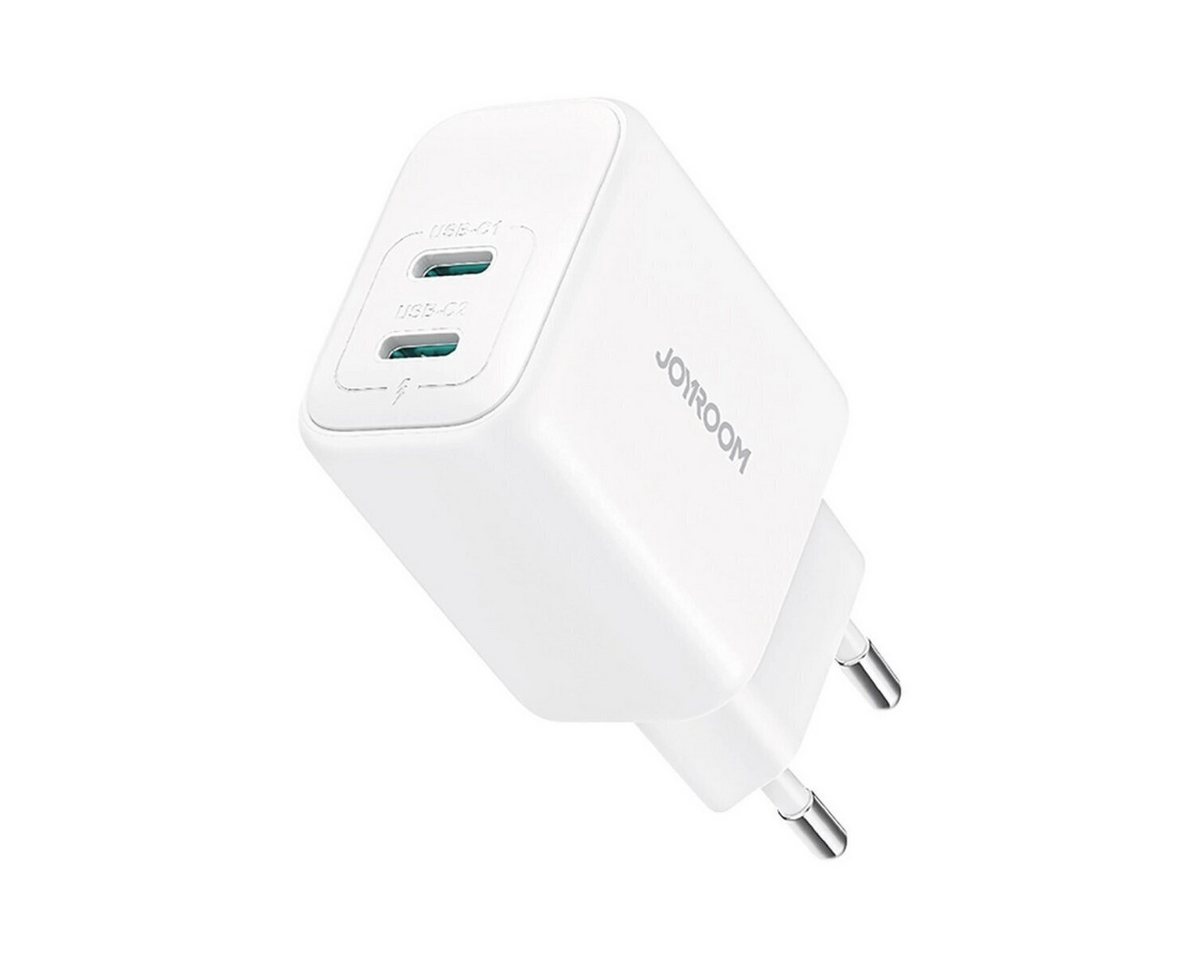 JOYROOM Netzladegerät mit 2x USB-C Anschlüssen 20W PD / QC 3.0 Smartphone-Ladegerät (Schnellladegerät) von JOYROOM