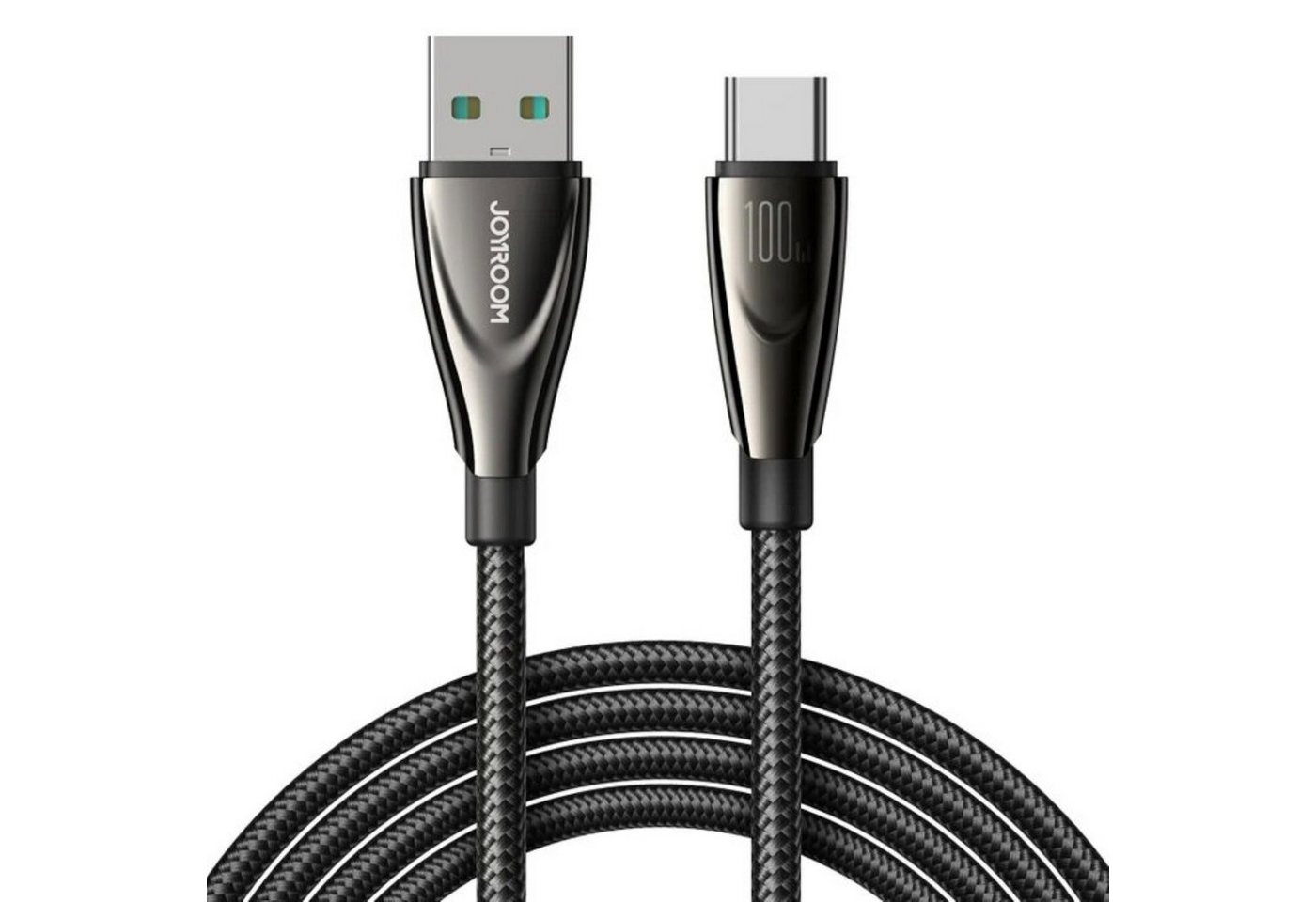 JOYROOM Pioneer Series SA31-AC6 USB-A/USB-C-Kabel 100 W 1,2 m – schwarz Smartphone-Kabel von JOYROOM