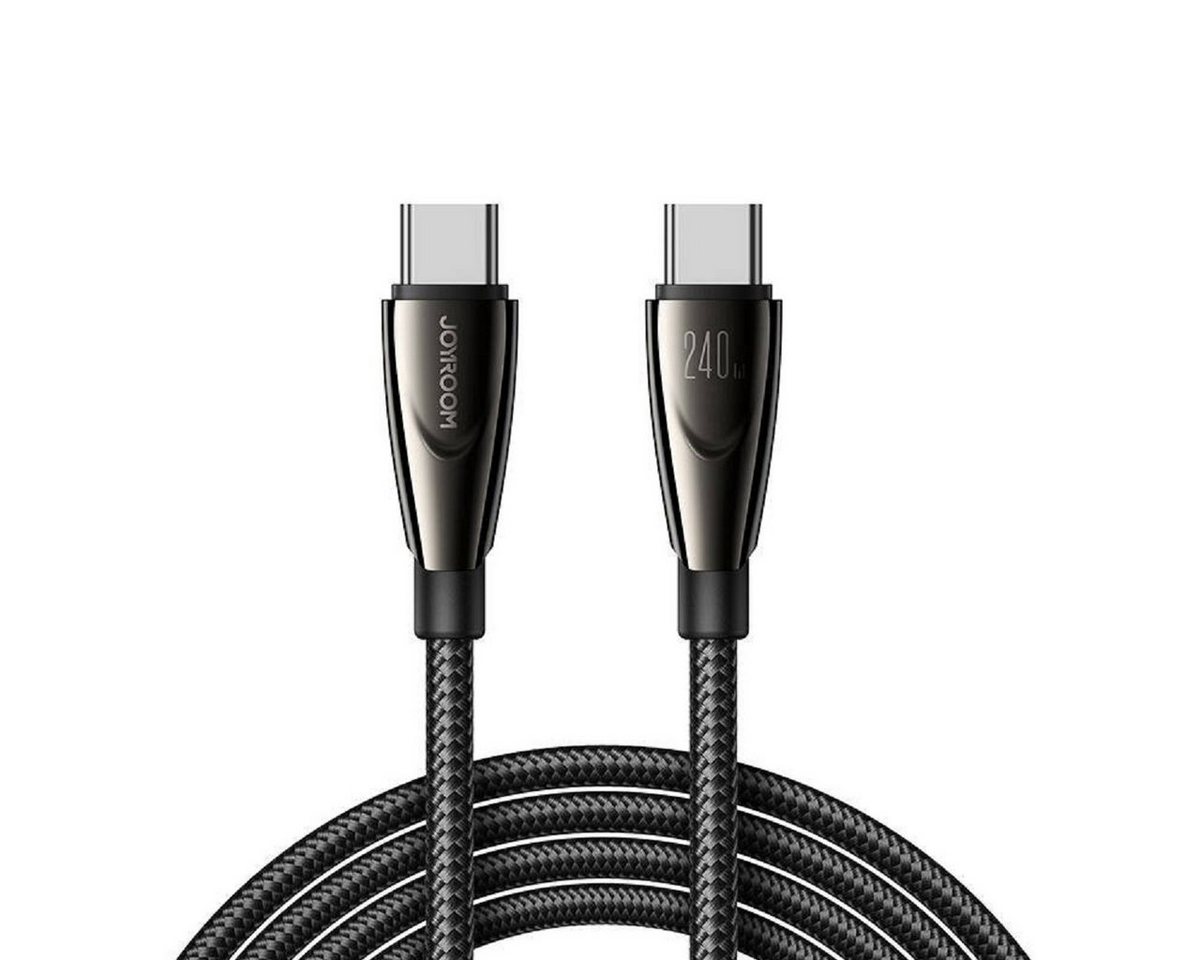 JOYROOM Pioneer Series SA31-CC5 USB-C/USB-C-Kabel 240 W 1,2 m – Schwarz Smartphone-Kabel von JOYROOM