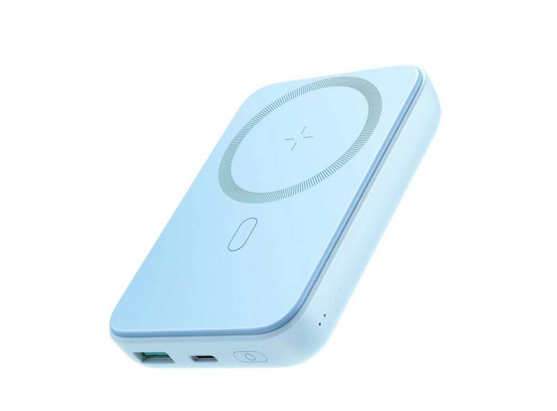 JOYROOM Powerbank + USB-A – USB-C 0,25 m Kabel – Hellblau 20 W 10000 mAh Powerbank von JOYROOM