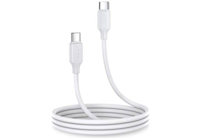 JOYROOM S-CC060A9 W Smartphone-Kabel, USB-C, USB-C (100 cm), Aufladekabel für Apple, Samsung, Huawei, Xiaomi uvm. von JOYROOM