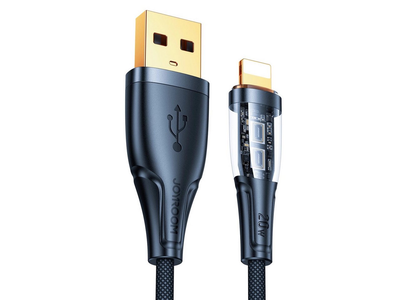 JOYROOM Schnellladekabel mit Smart Switch USB Kompatibel mit iPhone 2.4A 1.2m USB-Kabel JOYROOM Schnellladekabel mit Smart Switch USB Kompatibel mit iPhone 2.4A 1.2m USB-Kabel von JOYROOM