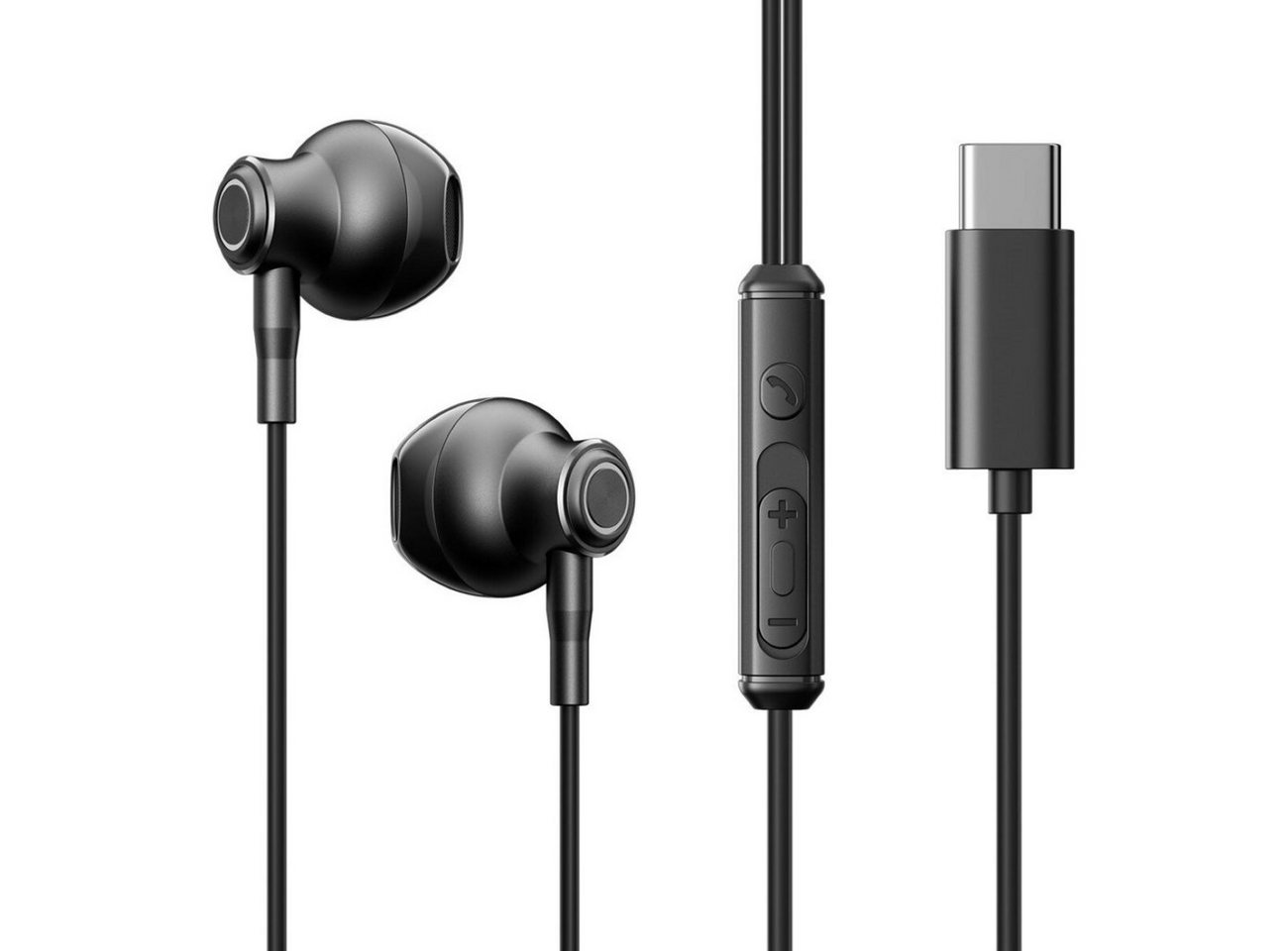 JOYROOM TYPE-C Series JR-EC07 USB-C In-Ear-Kopfhörer aus Metall Kopfhörer JOYROOM TYPE-C Series JR-EC07 USB-C In-Ear-Kopfhörer aus Metall Kopfhörer von JOYROOM