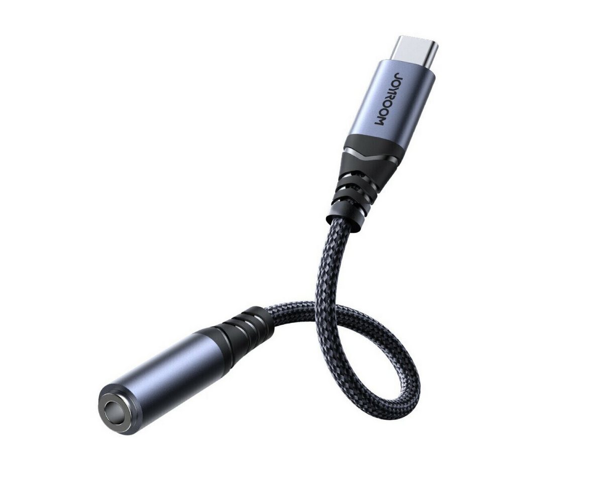 JOYROOM USB-C DAC-Adapter auf 3,5-mm-Miniklinke Audio-Kabel JOYROOM USB-C DAC-Adapter auf 3,5-mm-Miniklinke Audio-Kabel von JOYROOM