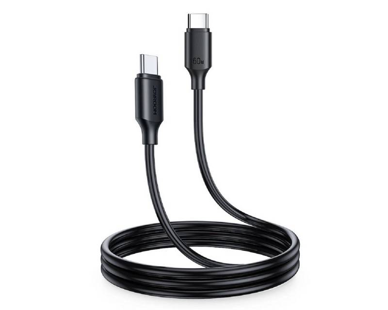 JOYROOM USB-C auf USB-C Kabel – 60W Schnellladefunktion, 1m Schwarz USB-Kabel von JOYROOM