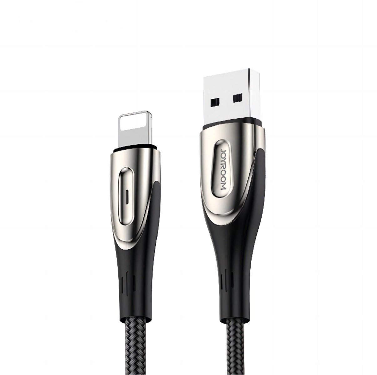 JOYROOM USB-Kabel kompatibel mit iPhone 3A schwarz USB-Kabel, (120 cm) von JOYROOM