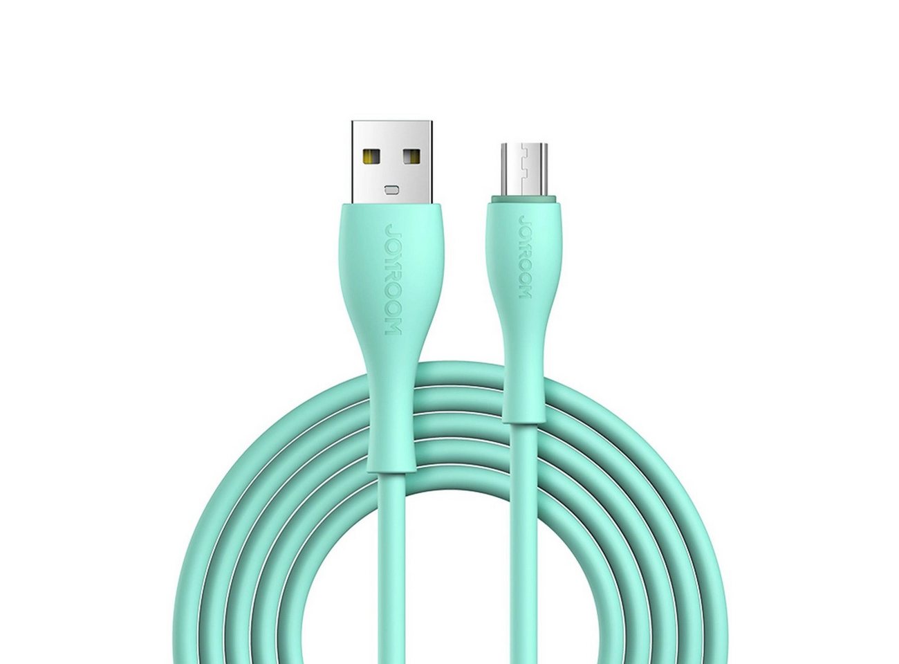 JOYROOM USB Ladekabel - Micro-USB-Kabel Joyroom S-2030M8 3A 2m - Grün Smartphone-Kabel, (200 cm) von JOYROOM