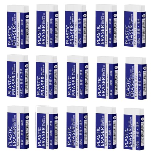 25 Stück Radiergummi Kinder Eraser 2B Weich Radierer Mini Geeignet Premium Qualität Kein Abfärben Absolut Alterungsbeständig für Schulen und Büros Malerei, Radiergummi Weiß, Radiergummi Set 25 Stück Radiergummi Kinder Eraser 2B Weich Radierer Mini Geeignet Premium Qualität Kein Abfärben Absolut Alterungsbeständig für Schulen und Büros Malerei, Radiergummi Weiß, Radiergummi Set von JOYSKY