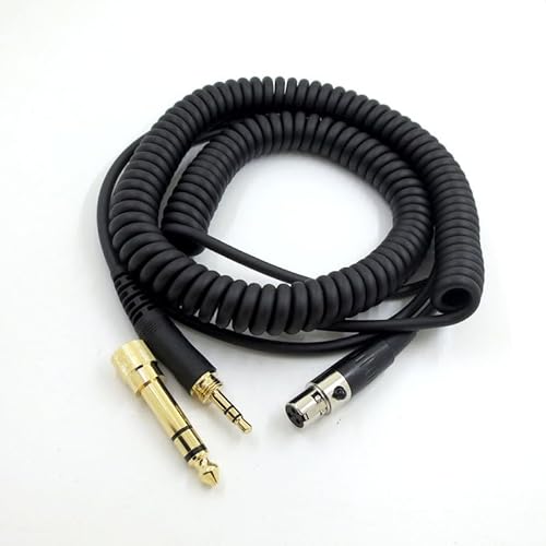 JOYSOG 3,5 mm/6,35 mm Ersatz-Audio-Upgrade-Kabel für AKG Q701 K240s K271 K702 K141K171 K712 K241 DT700 DT900 Kopfhörer Audiokabel Draht (Stil 1) von JOYSOG