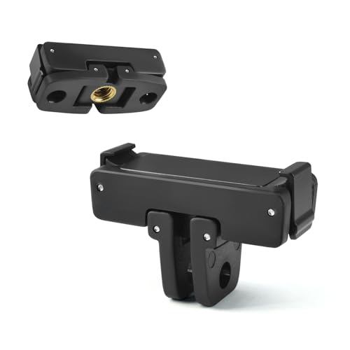 JOYSOG Action Kamera Magnetische Adapterhalterung für OSMO Action 4/Action 3/Action 2 Schnellwechseladapter mit Anschlussadapter Verlängerungssockel Zubehör von JOYSOG