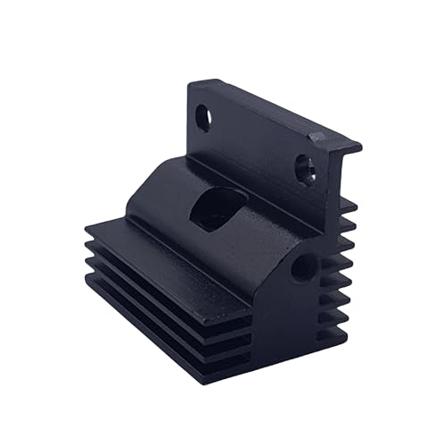 JOYSOG Extrusionskopf Kühlkörper für Creality K1/K1 Max 3D-Drucker Kühlkörper Kühlkörper Wärmeableitungsblock Zubehör (Stil A & Schwarz) von JOYSOG
