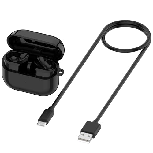 JOYSOG Galaxy Buds3 Pro Ladehülle für Galaxy Buds3 Pro R630 Bluetooth-Ohrhörer, Ersatz-Ladebox Station (schwarz) von JOYSOG
