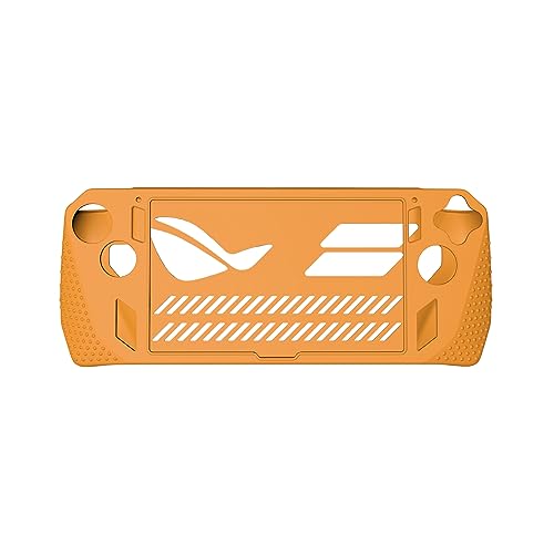 JOYSOG für ASUS ROG Ally Skin, Silikon Schutzhülle für ASUS ROG Ally Spielkonsole Case Handheld Cover (Orange) von JOYSOG