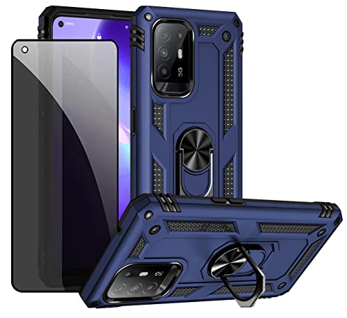 JOYTAG Hülle für Oppo A94 5G Blau handyHülle mit Anti-Spähen Privatsphäre Schützen Folie Blickschutzfolie JOYTAG Hülle für Oppo A94 5G Blau handyHülle mit Anti-Spähen Privatsphäre Schützen Folie Blickschutzfolie von JOYTAG