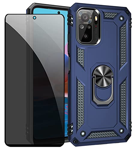 JOYTAG Hülle für Xiaomi Redmi Note 10 4G/Note 10S Blau handyHülle mit Anti-Spähen Privatsphäre Schützen Folie Blickschutzfolie JOYTAG Hülle für Xiaomi Redmi Note 10 4G/Note 10S Blau handyHülle mit Anti-Spähen Privatsphäre Schützen Folie Blickschutzfolie von JOYTAG