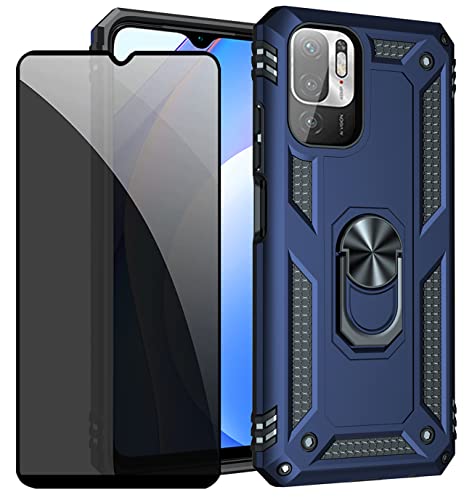 JOYTAG Hülle für Xiaomi Redmi Note 10 5G/Poco M3 Pro 5G Blau handyHülle mit Anti-Spähen Privatsphäre Schützen Folie Blickschutzfolie JOYTAG Hülle für Xiaomi Redmi Note 10 5G/Poco M3 Pro 5G Blau handyHülle mit Anti-Spähen Privatsphäre Schützen Folie Blickschutzfolie von JOYTAG