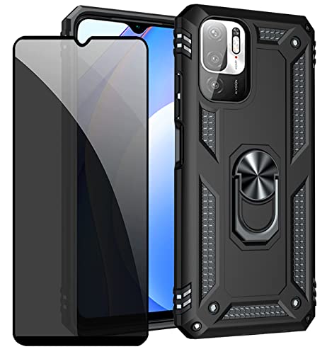 JOYTAG Hülle für Xiaomi Redmi Note 10 5G/Poco M3 Pro 5G Schwarz handyHülle mit Anti-Spähen Privatsphäre Schützen Folie Blickschutzfolie JOYTAG Hülle für Xiaomi Redmi Note 10 5G/Poco M3 Pro 5G Schwarz handyHülle mit Anti-Spähen Privatsphäre Schützen Folie Blickschutzfolie von JOYTAG