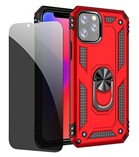 JOYTAG Hülle für iPhone 11 Pro Rote handyHülle mit Anti-Spähen Privatsphäre Schützen Folie Blickschutzfolie JOYTAG Hülle für iPhone 11 Pro Rote handyHülle mit Anti-Spähen Privatsphäre Schützen Folie Blickschutzfolie von JOYTAG