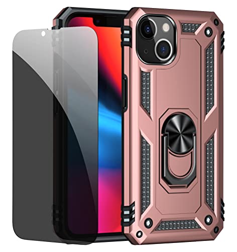 JOYTAG Hülle für iPhone 13 Rosé Gold handyHülle mit Anti-Spähen Privatsphäre Schützen Folie Blickschutzfolie JOYTAG Hülle für iPhone 13 Rosé Gold handyHülle mit Anti-Spähen Privatsphäre Schützen Folie Blickschutzfolie von JOYTAG