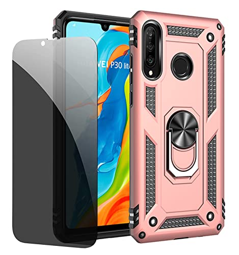 JOYTAG Schutzhülle kompatibel mit Huawei P30 Lite, Roségold, mit Displayschutzfolie aus Sichtglas, Anti-Spy JOYTAG Schutzhülle kompatibel mit Huawei P30 Lite, Roségold, mit Displayschutzfolie aus Sichtglas, Anti-Spy von JOYTAG
